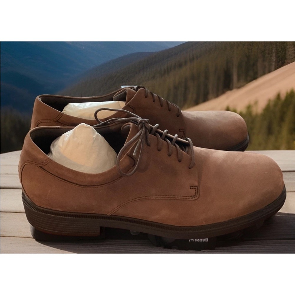NIB Men’s Rockport Margin Espresso Nubuck Sz 12N